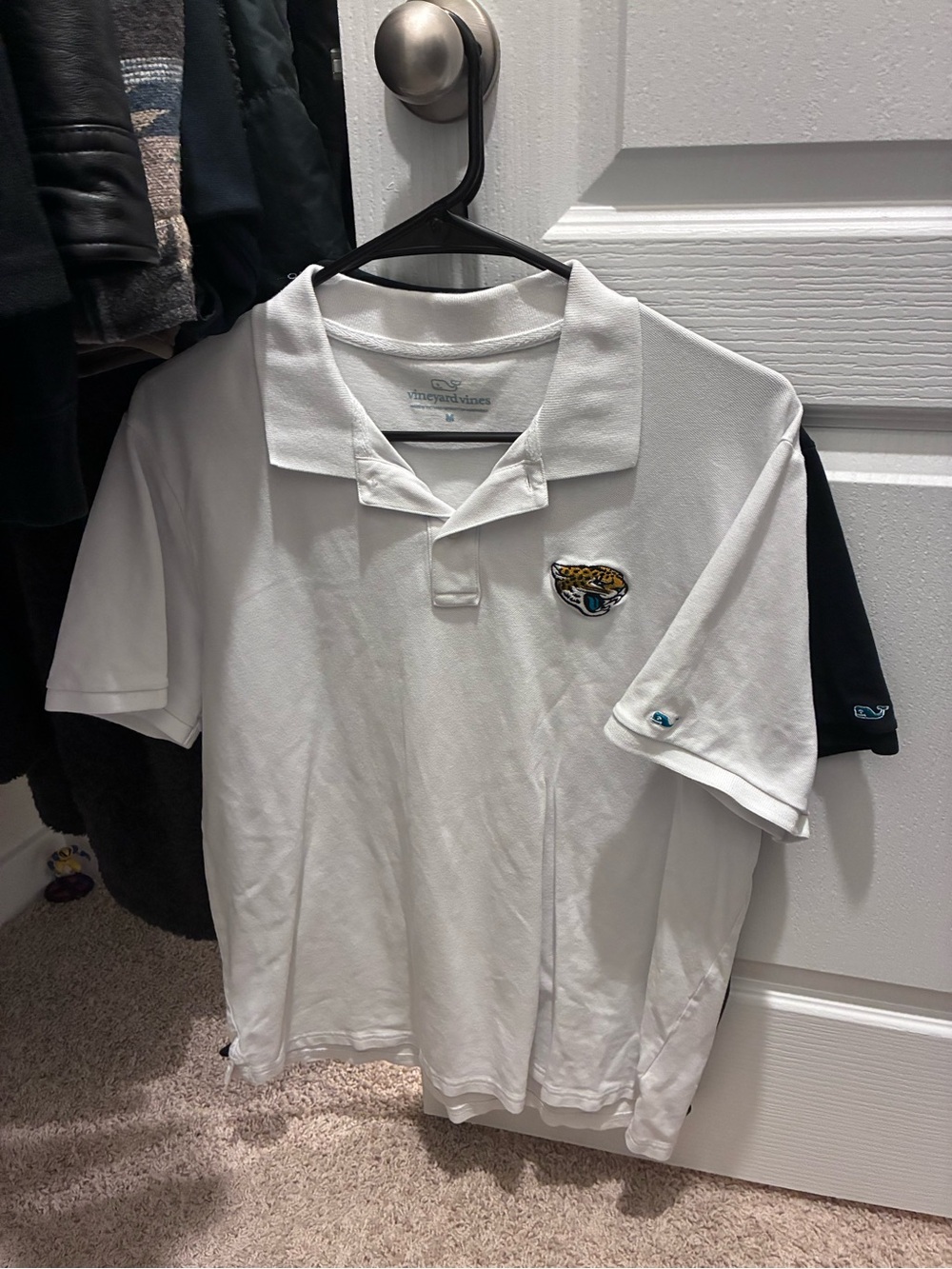 Vineyard Vines White Jacksonville Jaguars Polo